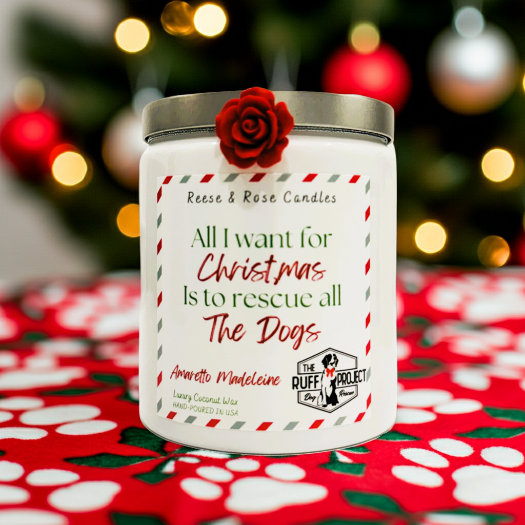 All I Want For Christmas Is All the Dogs Luxury Coconut Candle