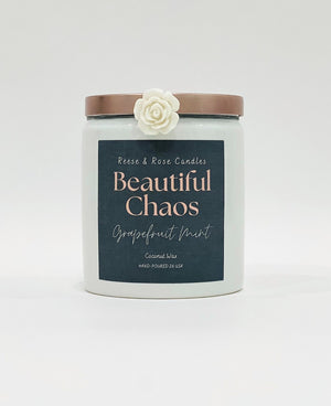Open image in slideshow, Grapefruit Mint Coconut Wax Candle
