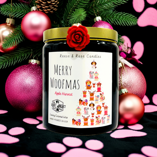 Merry Woofmas Luxury Coconut Candle