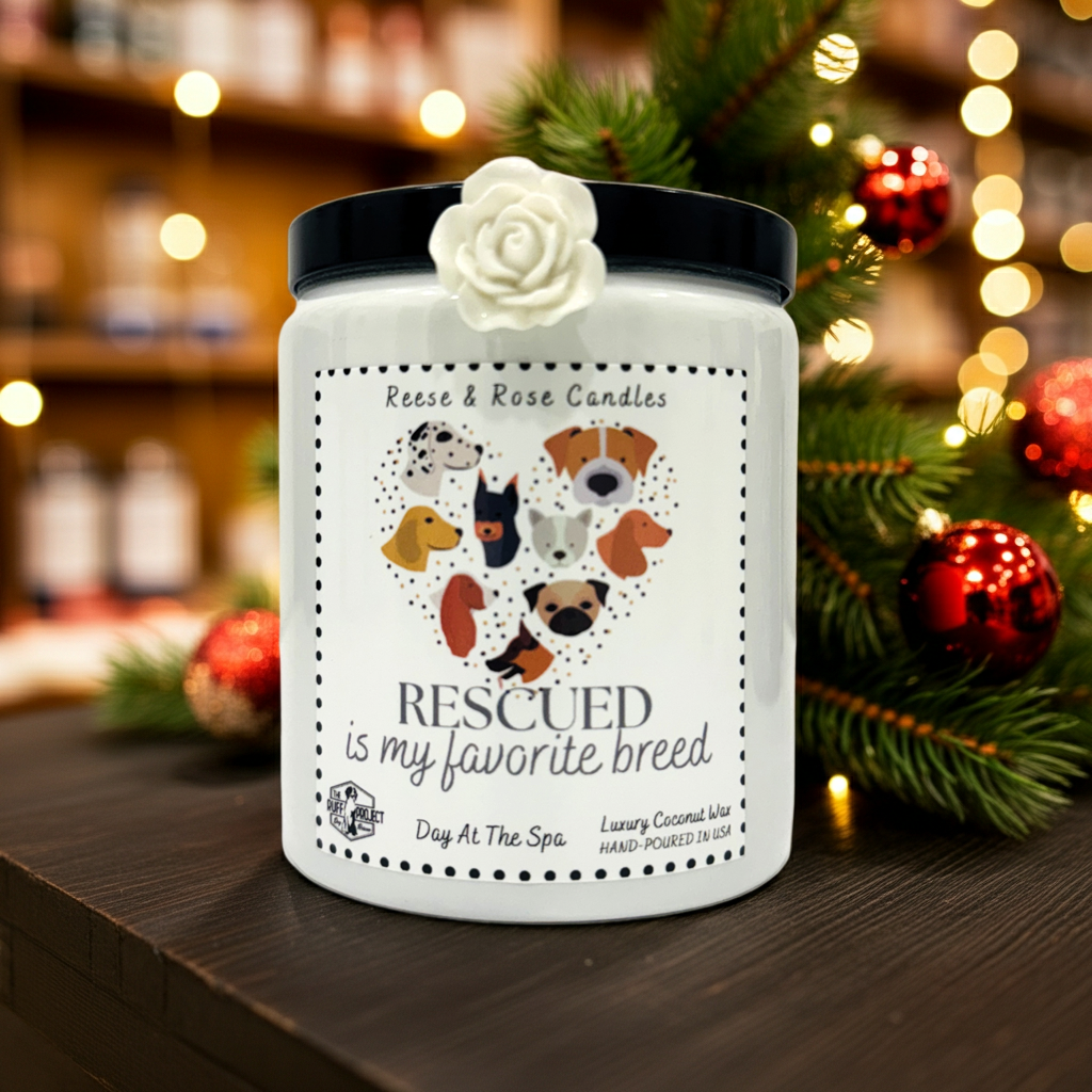Rescue Is My Favorite Breed Luxury Coconut Candle