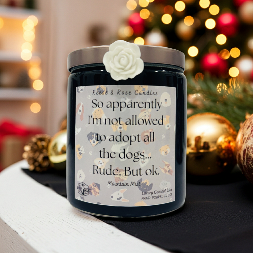 So Apparently I'm Not Allowed To Adopt All The Dogs...Rude. But OK Luxury Coconut Candle