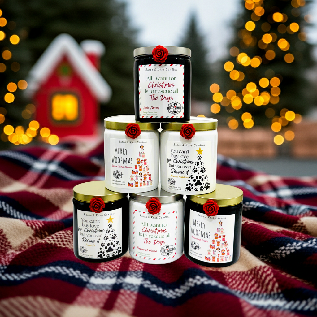 Merry Woofmas Luxury Coconut Candle
