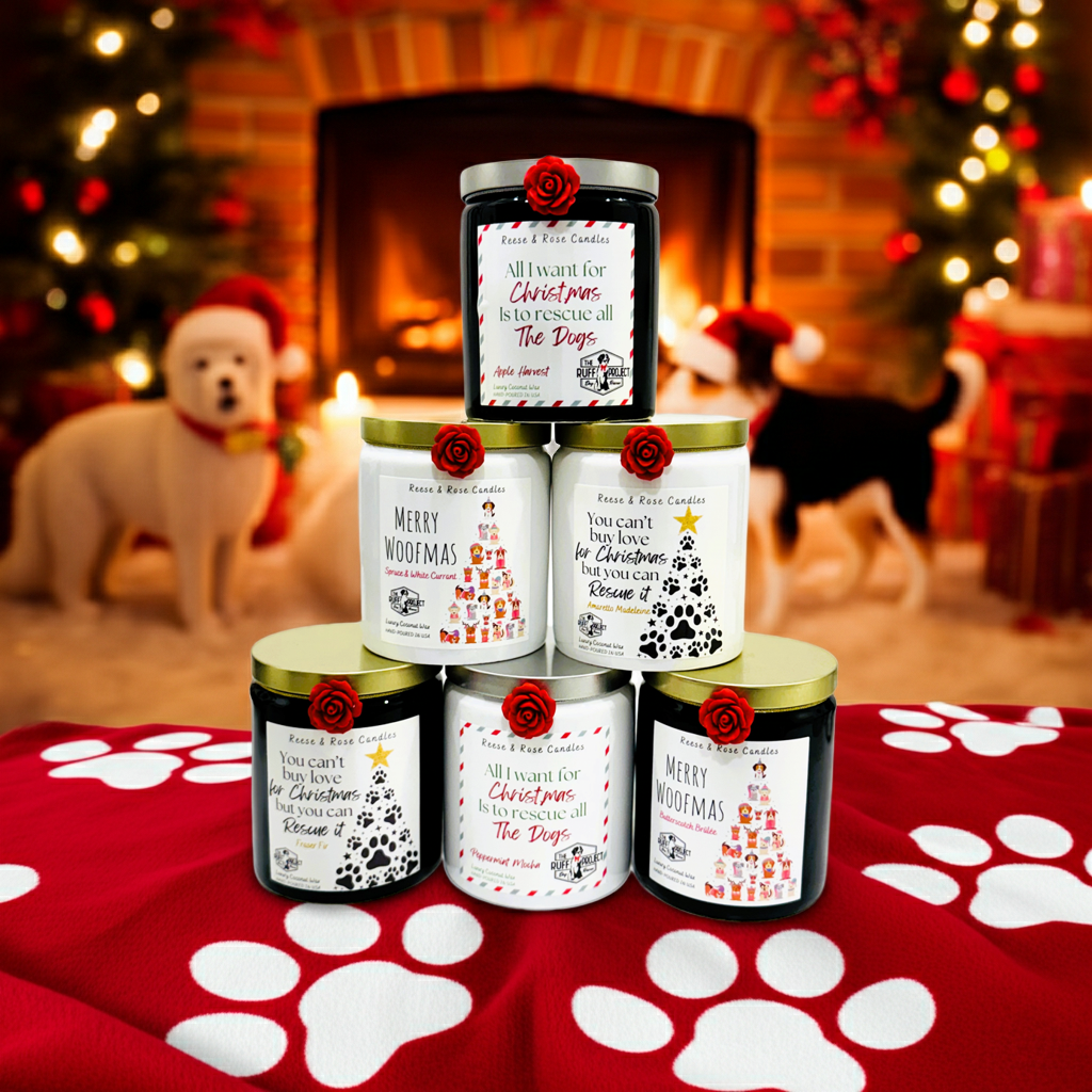 Merry Woofmas Luxury Coconut Candle